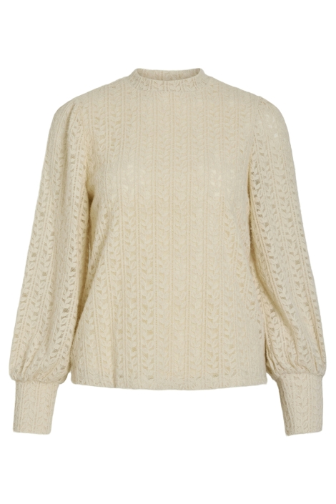 Vila viamata high neck l/s top/r